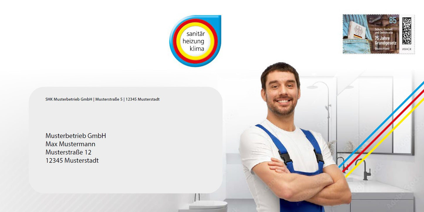 Kuverts DIN-lang - individualisierbar